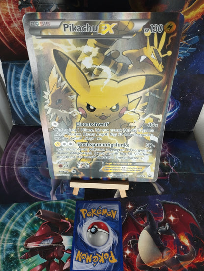 Pokémon Pikachu EX XY124 Promo Jumbo Oversize XXL DE PSA Good Alt Art