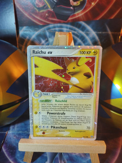Pokémon Karte Raichu ex 97/106 ex Smaragd PSA WOTC ex Emerald e Series