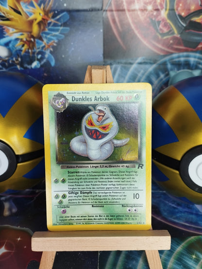 Pokémon Karte Dunkles Arbok 2/82 Team Rocket WOTC HOLO PSA DE EX-