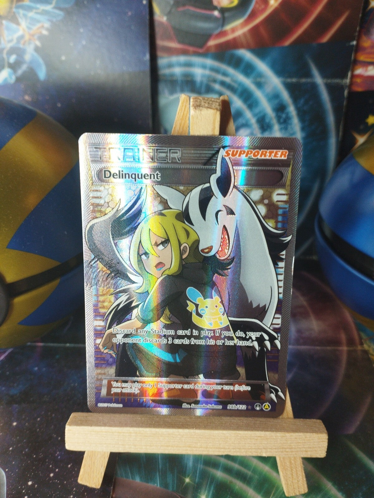 Pokémon Delinquent 98b/122 Premium Trainers Collection Promo PSA EN Alt NM