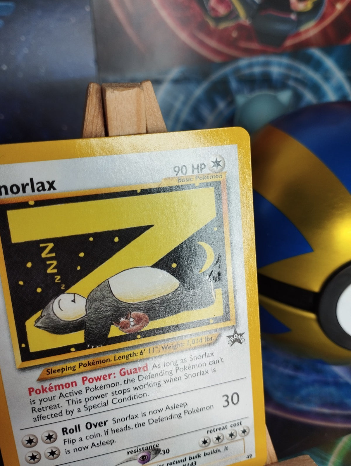 Pokémon Karte Relaxo (WP 49) EN Snorlax WOTC Wizards Promo 49 PSA Sleep ZZZ LP-