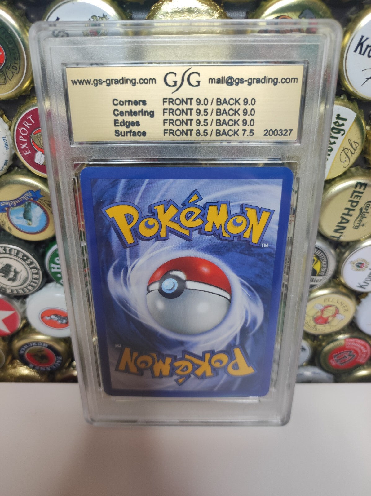 Pokémon Karte Skorgla 1. Edition 59/111 PSA GSG 8,5 Mint WOTC Gligar Neo Genesis