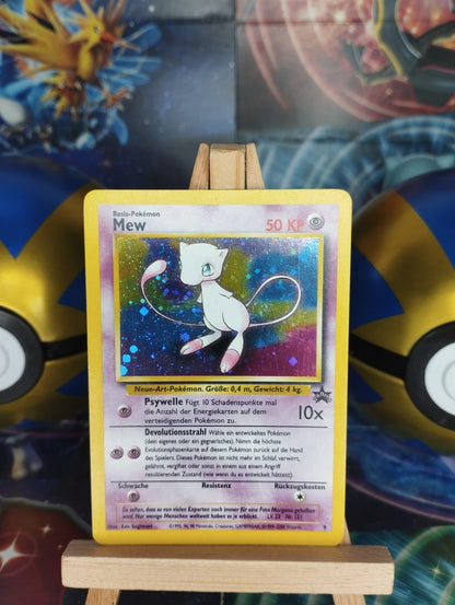 Pokémon Karte Mew Wizards Promo 9 Holo WOTC PSA DE NM- Booty Swirl