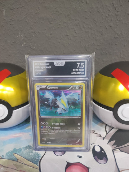 Pokémon Karte Kyurem Holo 21/20 Secret Rare Dragon Vault PSA AOG 7,5 NM 2012 EN