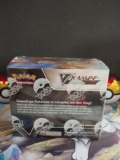 Pokémon V Kampf-Deck Display x8 OVP Neu Victini V Guardevoir V DE PSA Sealed Box
