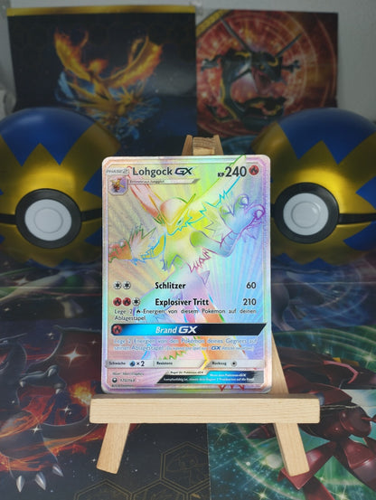 Pokémon Lohgock GX 170/168 Sturm am Firmament DE PSA PL Blaziken Rainbow