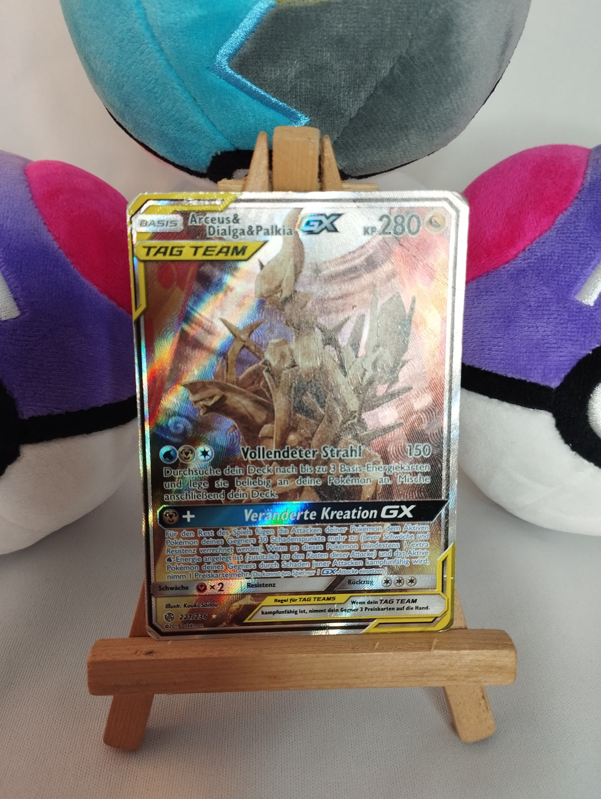 Arceus&Dialga&Palkia GX - Welten im Wandel (DE) - 221/236 - Alternative Art - PL