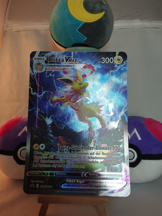 Pokémon Blitza VMAX SWSH184 Promo Jumbo Oversize XXL DE PSA NM EX Jolteon