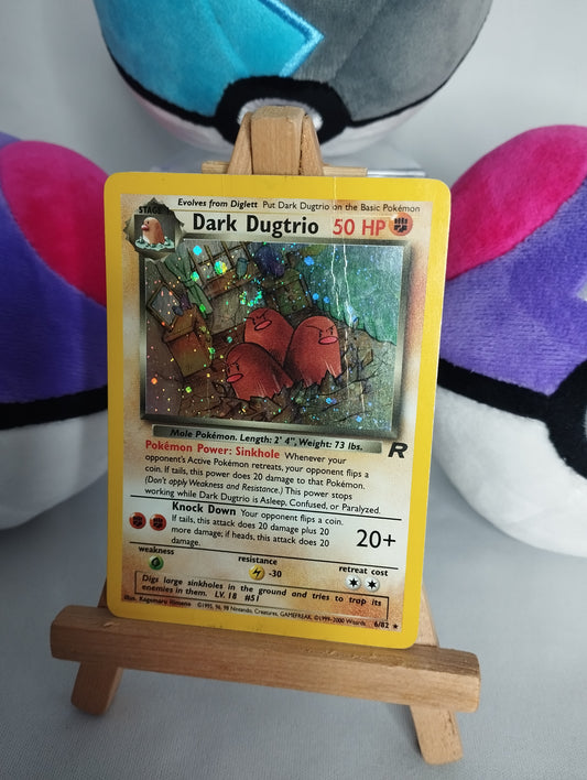 Dunkles Digdri (Dark Dugtrio) - Team Rocket (EN) - 6/82 - Holo Swirl - PL