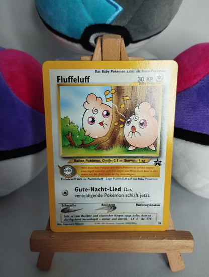 Pokémon Karte Fluffeluff (WP 36) WOTC Wizards Promo 36 Igglybuff PSA DE GD