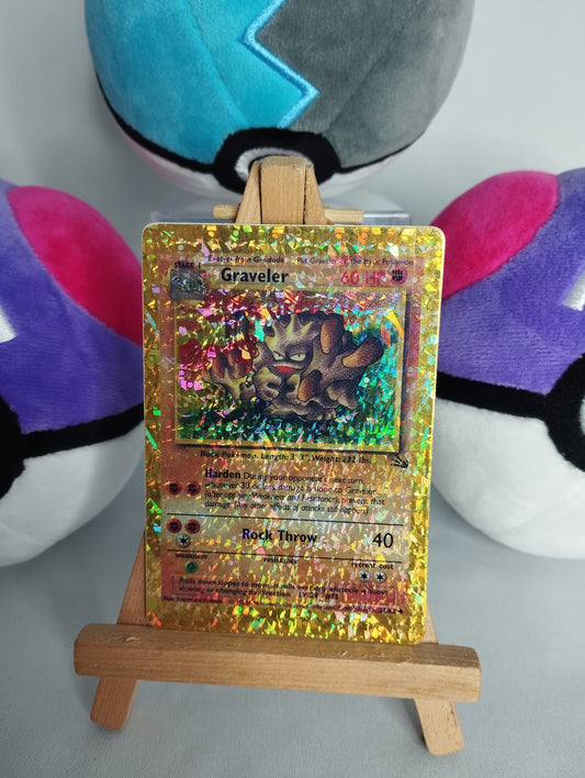 Georok (Graveler) - Fossil Vending Series (EN) - 37/62 - Vending Sticker Holo - LP