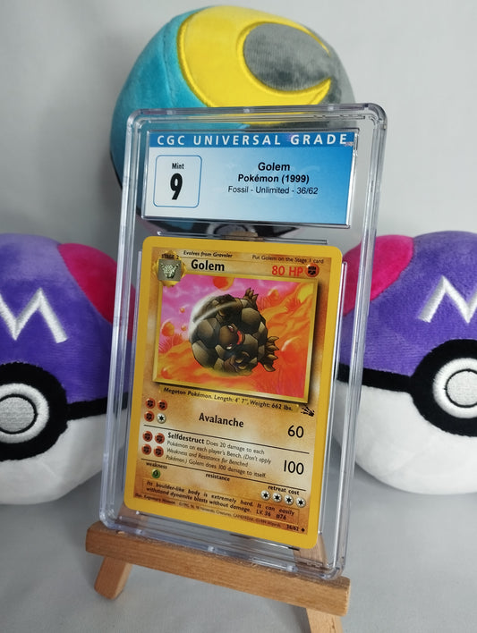 Geowaz (Golem) - Fossil (EN) - 36/62 - Unlimited - CGC 9