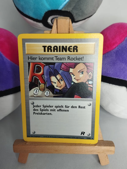 Pokémon Karte Hier kommt Team Rocket! 15/82 Team Rocket WOTC Holo PSA DE GD