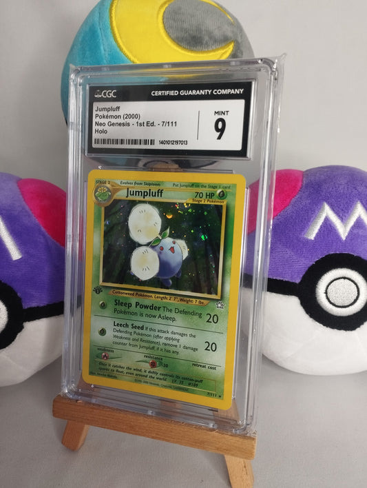 Papungha (Jumpluff) - Neo Genesis (EN) - 7/111 - 1. Edition Holo - CGC 9