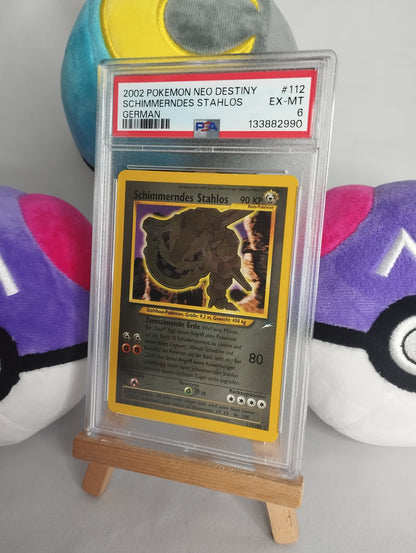 Schimmerndes Stahlos - Neo Destiny (DE) - 112/105 - Secret Rare - PSA 6