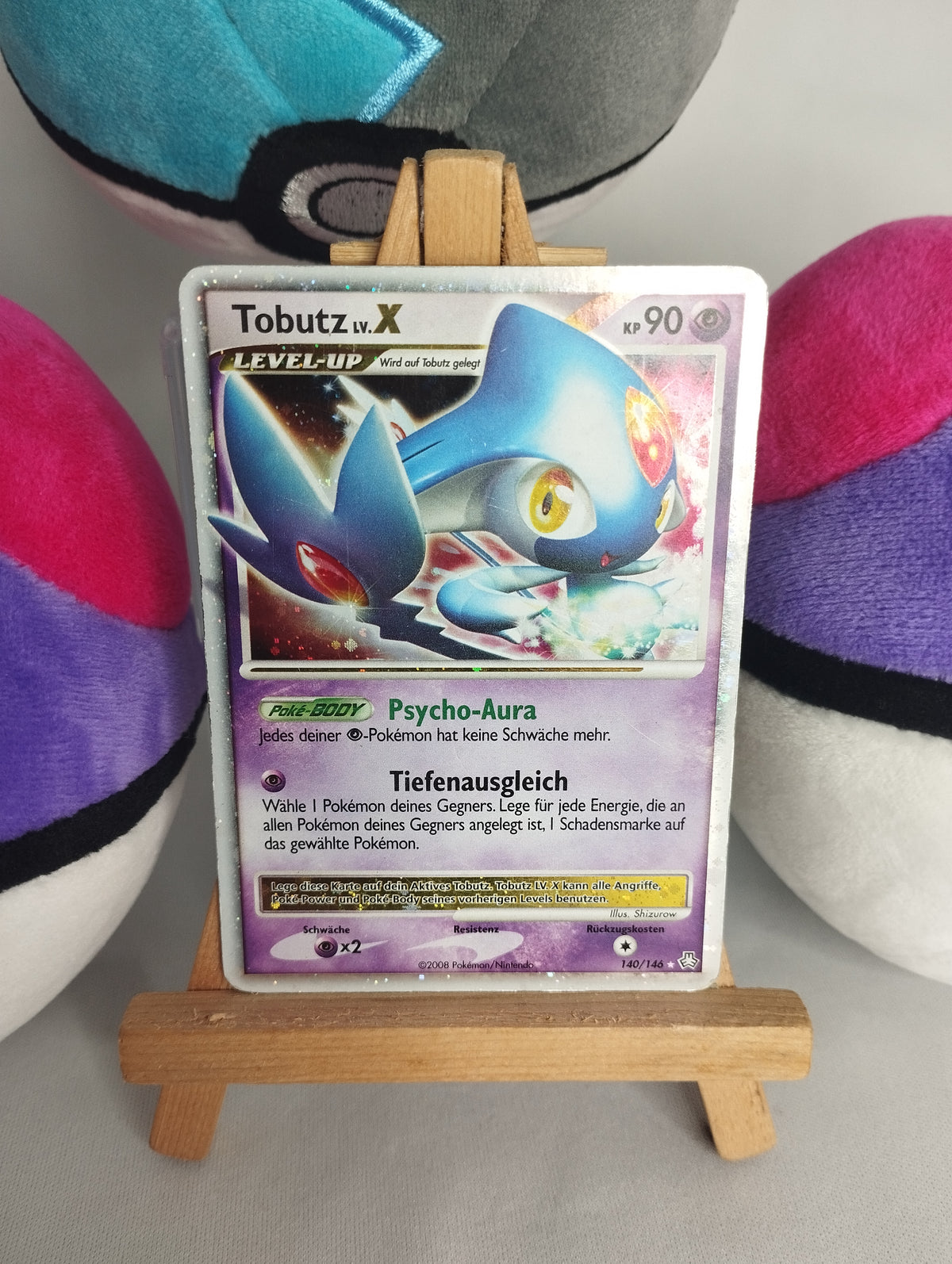 Pokémon Karte Tobutz Lv. X Azelf Lv. X 140/146 Erwachte Legenden PSA WOTC