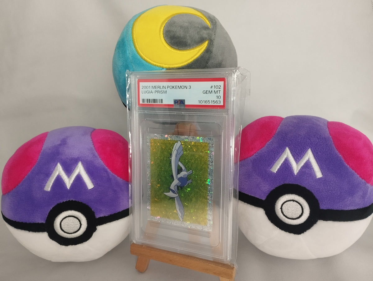 Lugia Prism - Merlin 3 (EN) - #102 - Holo Sticker - PSA 10 POP 4
