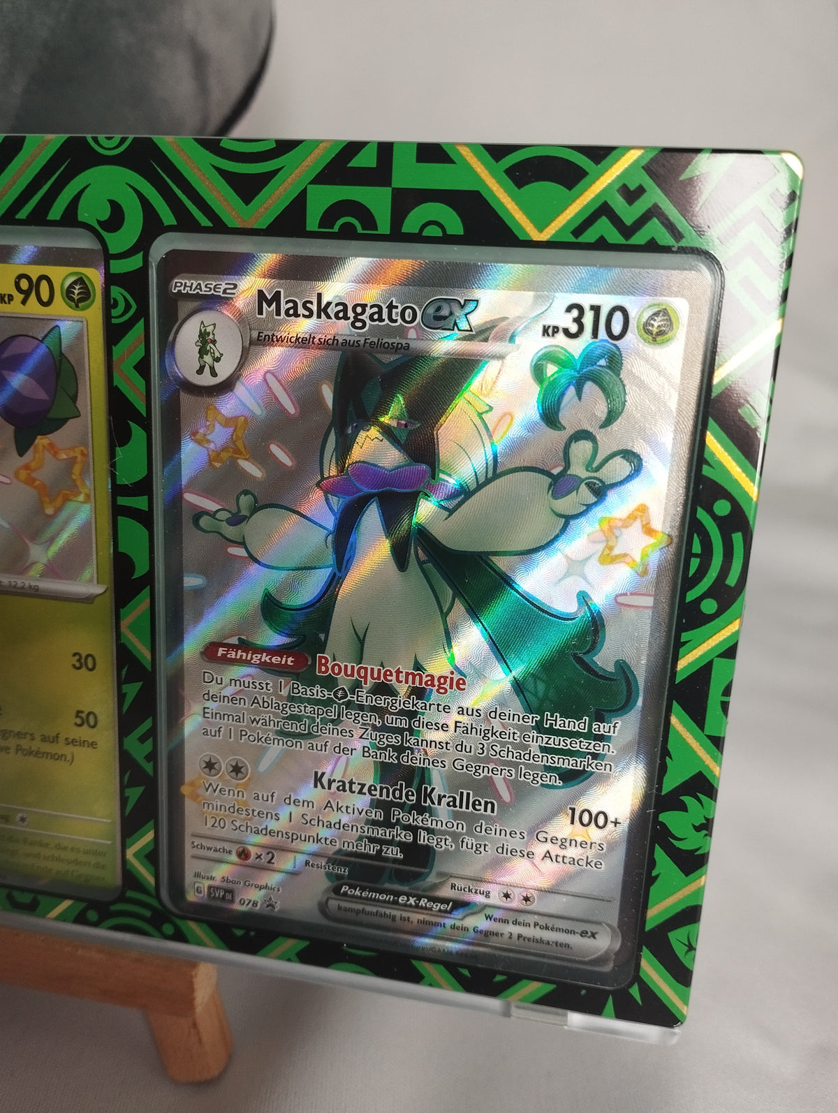 Maskagato ex co. - Maskagato ex Premium Kollektion (DE) - SVP 076 077 078 - Shiny inkl. Magentischer Kartenhalter - NM