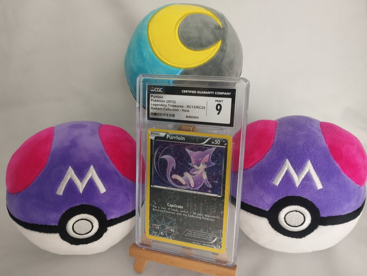 Pokémon Purrloin RC13/RC25 Legendary Treasures Radiant Collection PSA CGC 9 EN
