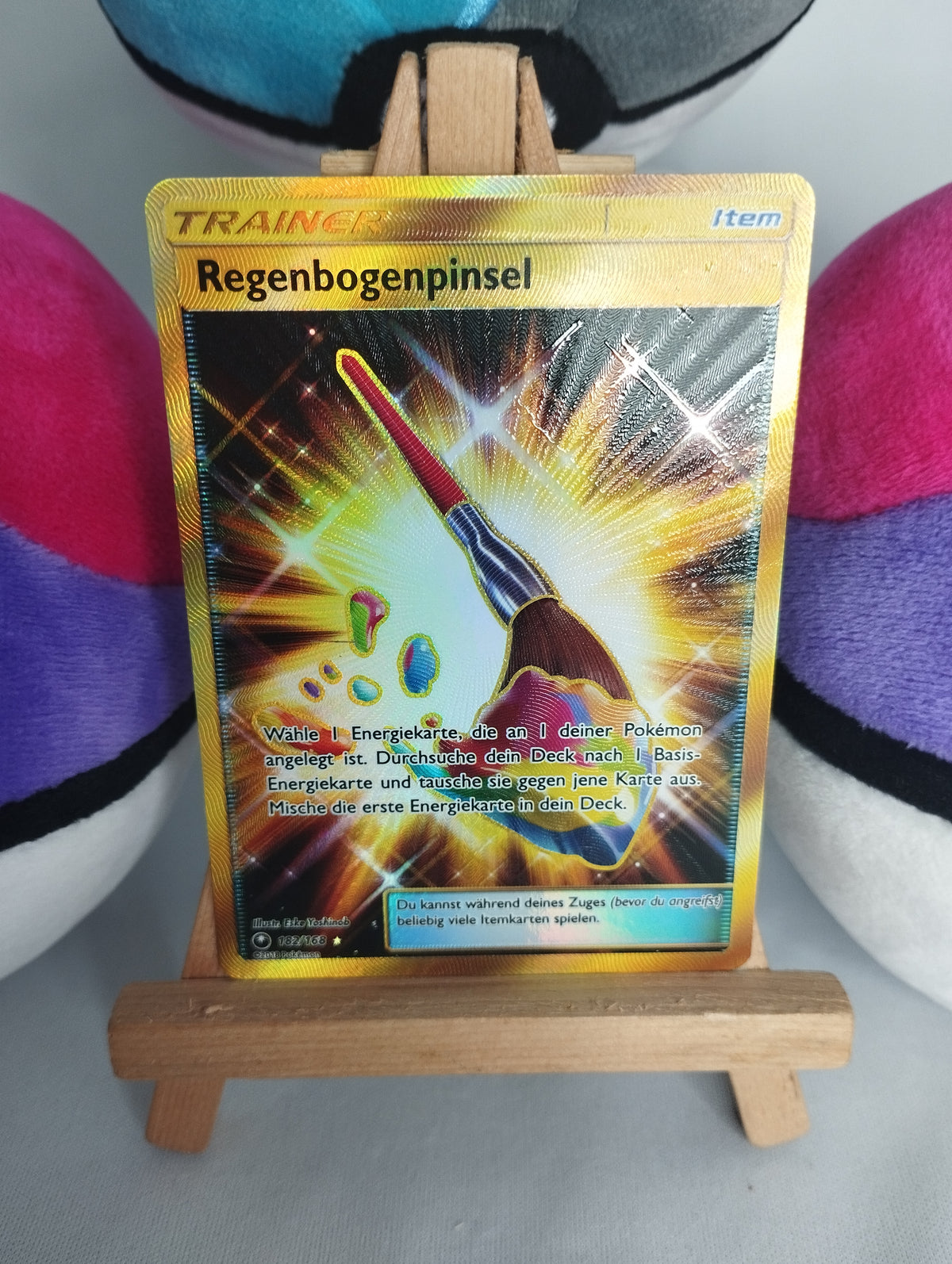 Regenbogenpinsel - Sturm am Firmament (DE) - 182/168 - Gold Trainer - NM/EX