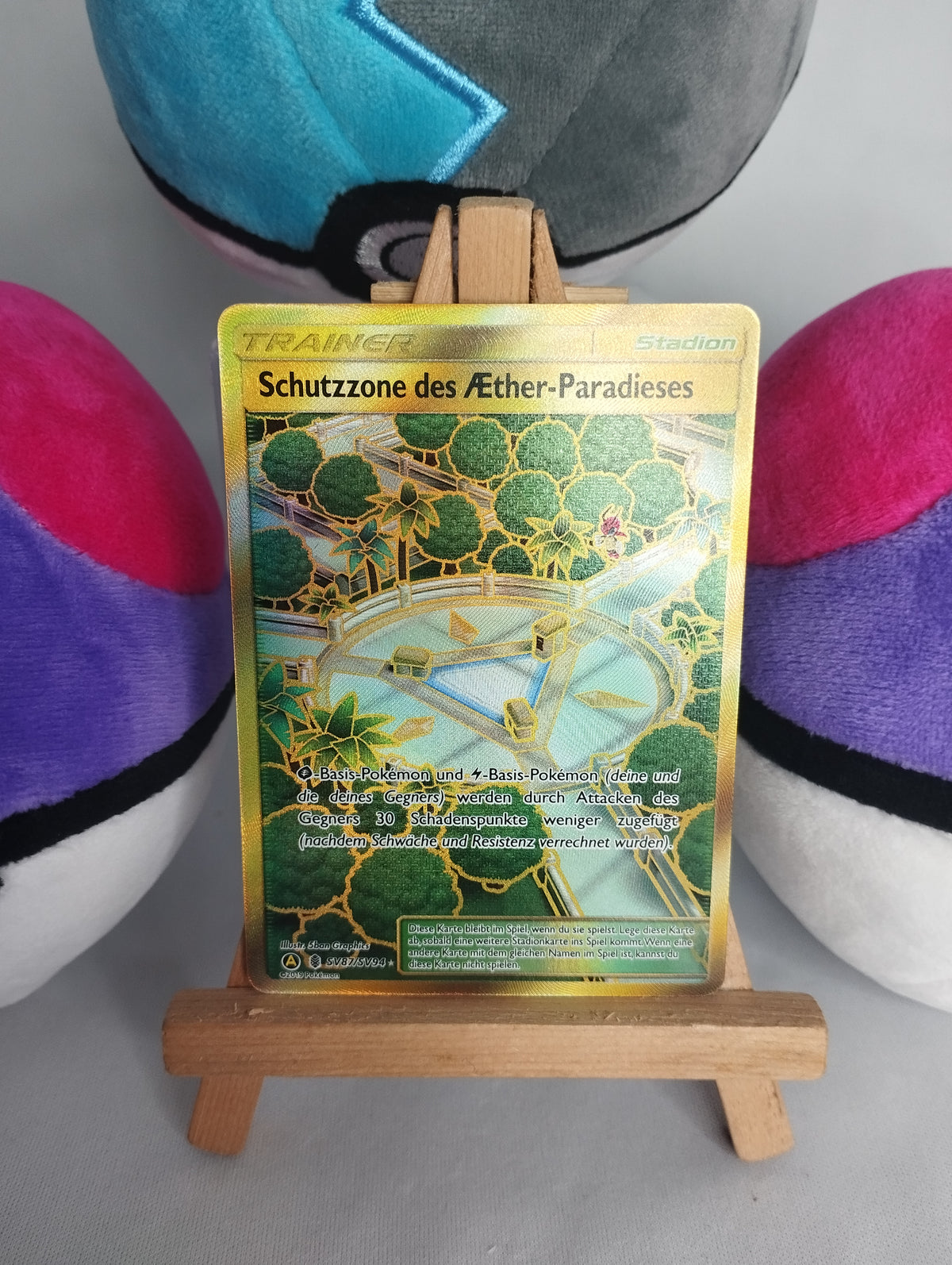 Schutzzone des AEther-Paradieses - Verborgenes Schicksal (DE) - SV87/SV94 - Gold Trainer - NM