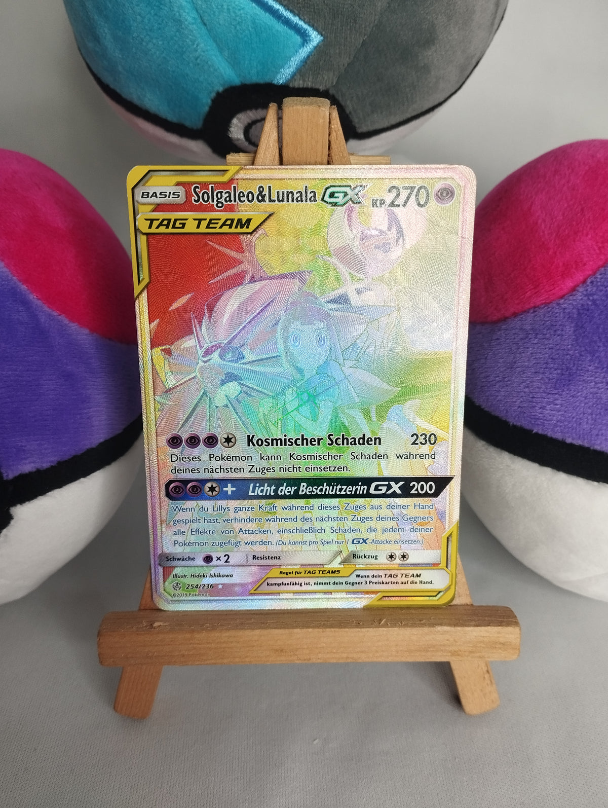 Solgaleo&Lunala GX - Welten im Wandel (DE) - 254/236 - Rainbow - LP