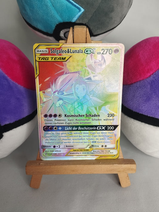 Solgaleo&Lunala GX - Welten im Wandel (DE) - 254/236 - Rainbow - LP