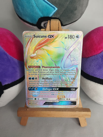 Suicune GX - Echo des Donners (DE) - 220/214 - Rainbow - PL