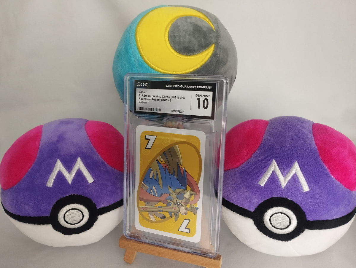 Zacian UNO 7 Yellow - Mattel Uno Playing Cards (JP) - Yellow 7 - Playing Card - CGC 10
