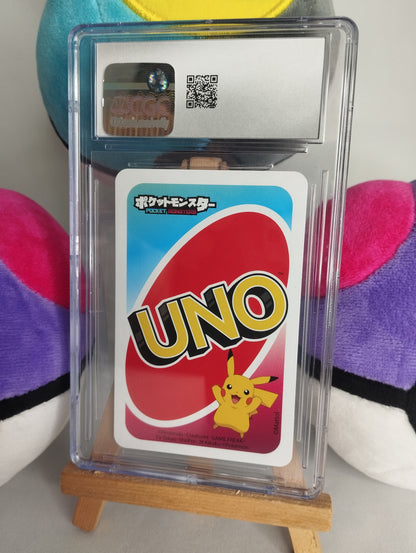 Zacian UNO 7 Yellow - Mattel Uno Playing Cards (JP) - Yellow 7 - Playing Card - CGC 10