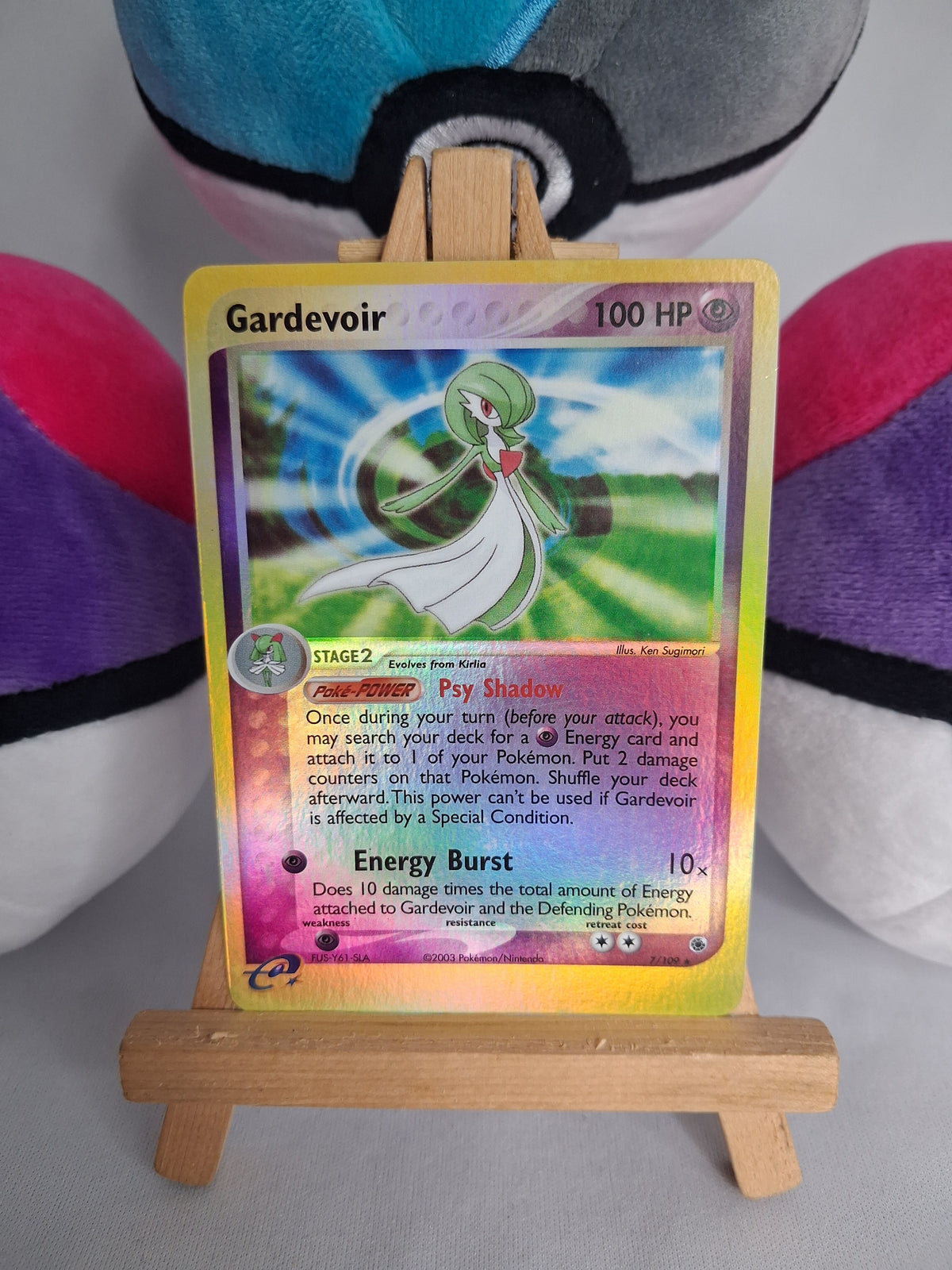 Guardevoir (Gardevoir) - ex Rubin & Saphir (EN) - 7/109 - Reverse Holo - EX+