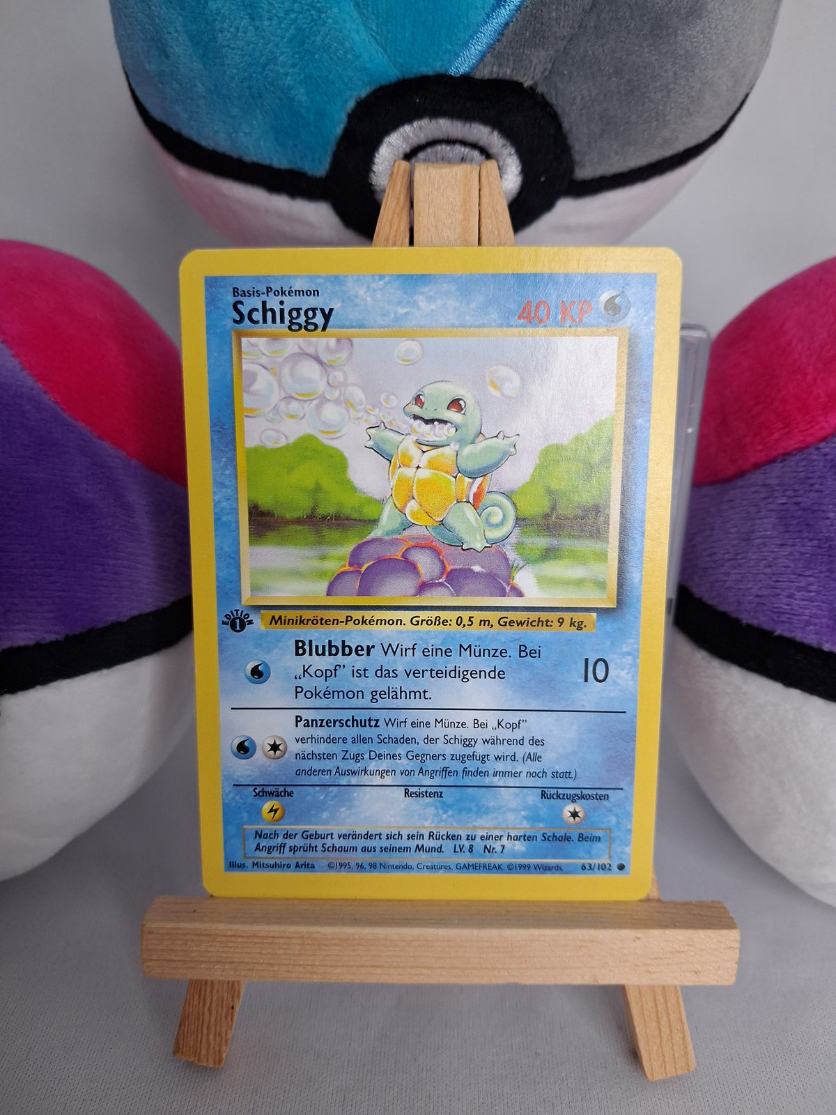 Schiggy - Base Set (DE) - 63/102 - 1. Edition - EX/EX+