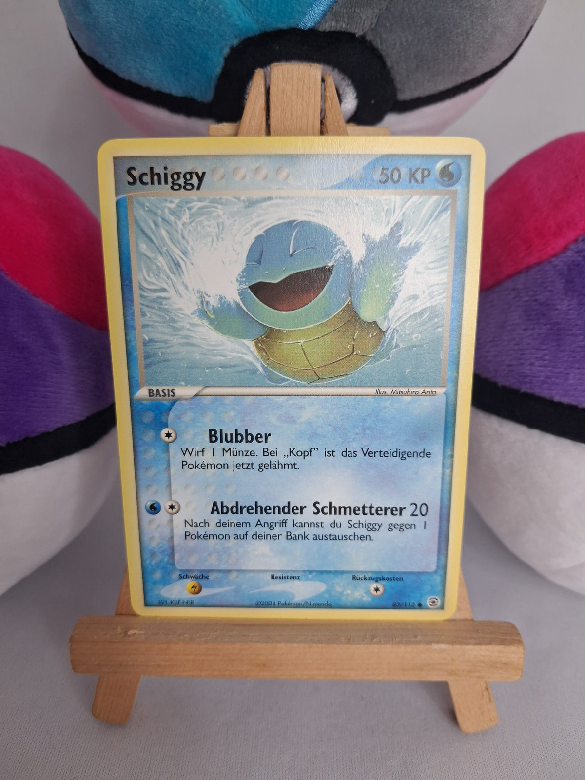 Schiggy (Squirtle) - ex Feuerrot & Blattgrün (EN) - 83/112 - Non Holo - NM