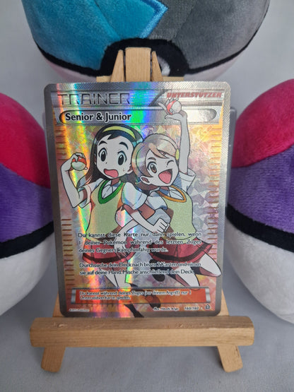 Senior & Junior - XY Protoschock (DE) - 160/160 - Full Art - EX/GD